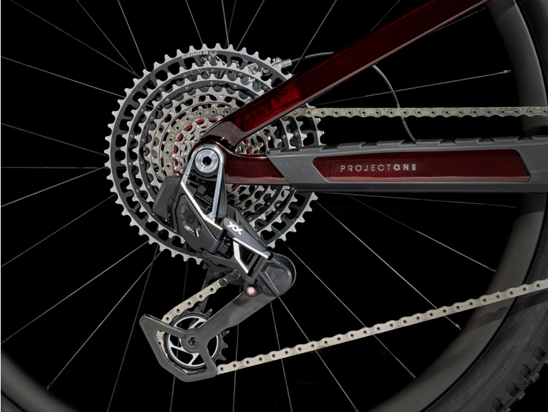 Trek Top Fuel 9.9 XX AXS Full Suspension Carbon Mountain Bike 2024 in Carbon Red Smoke-4